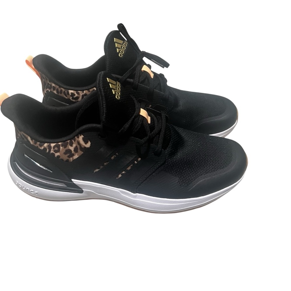 Adidas Black and Gold Sneakers with Knit Upper and Padded Tongue - Picture 3 of 3